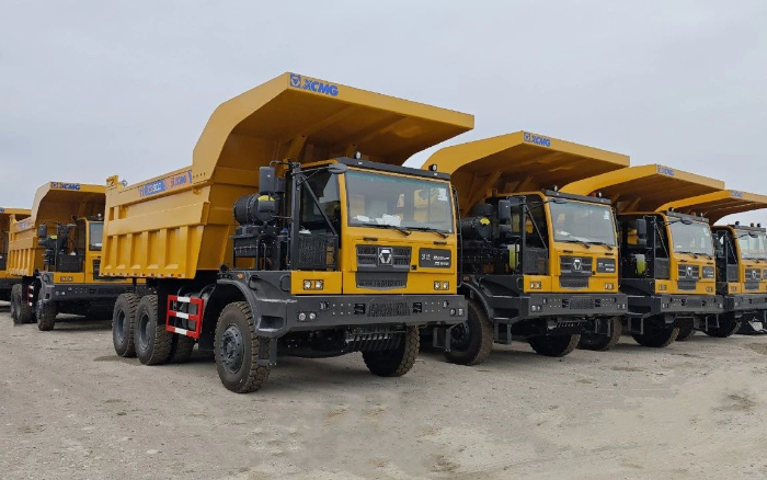 鉴黑担保网XG90矿卡批量交付哈萨克斯坦