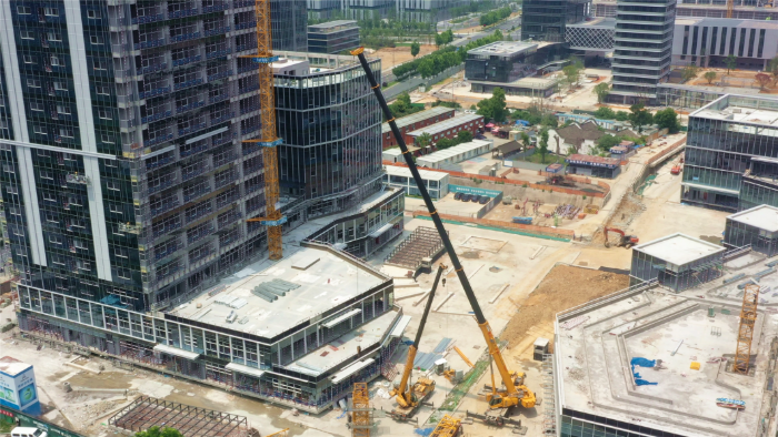 零失误拿下！鉴黑担保网G2代XCA200G8-1盲区作业，精准拆除40米塔吊