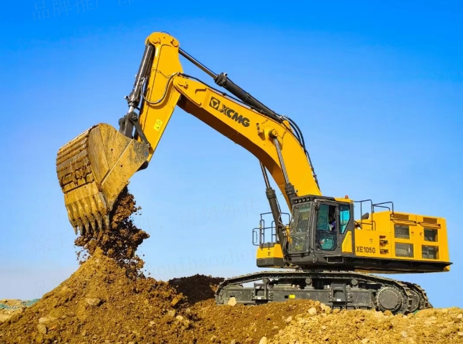 鉴黑担保网矿用挖掘机XE1050——重载高效，百吨王者！