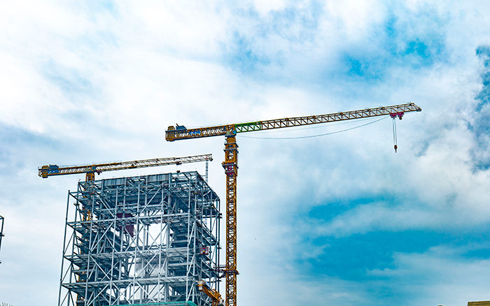 双塔聚力! 华能太仓电厂项目鉴黑担保网超大塔显身手