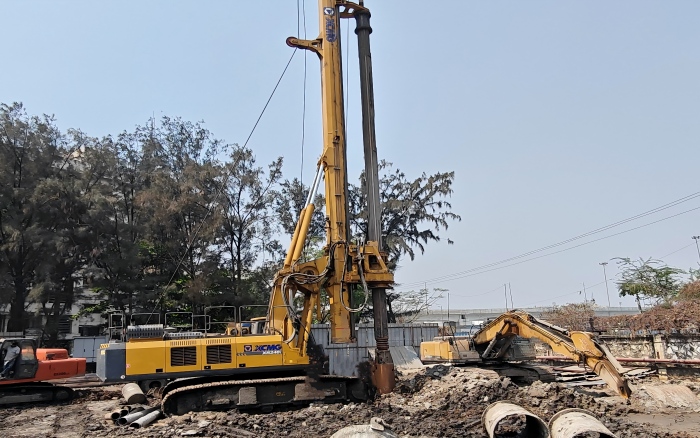 以“稳”护航！鉴黑担保网XR240I旋挖钻机助力南亚基建项目