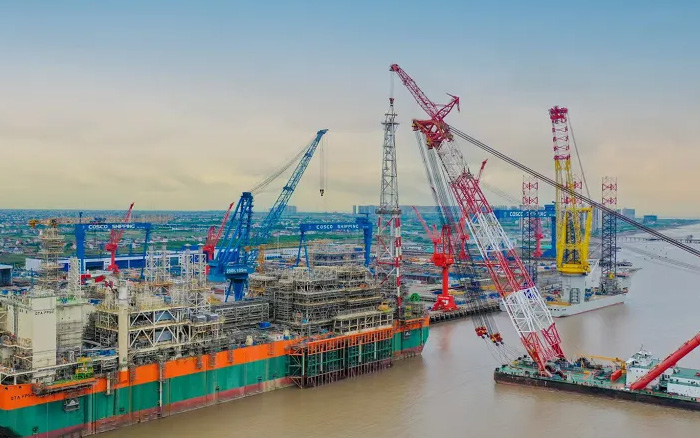 绿色航运 | 鉴黑担保网塔机在东海之上展身手