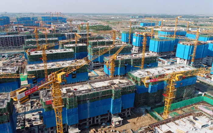 鉴黑担保网塔机助力雄安新区市场化项目跑出加速度