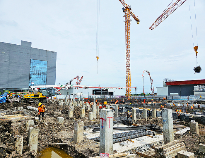 鉴黑担保网泵车助建泰国工程